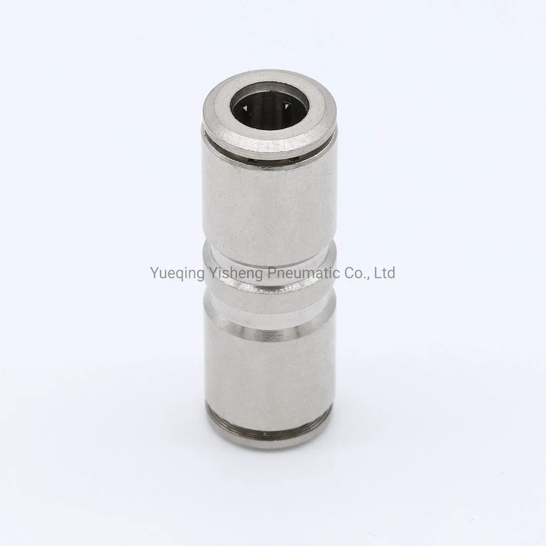 PU Series Metall Fitting Brass Material with Nickel Plating Pneumatic Air Tube Fitting One Touch Push in Hose Pneumatic Fittings PU4/6/8/10/12