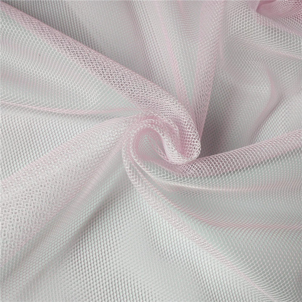 Wholesale/Supplier Polyester Matte Plain Warp Knit Soft Tulle Net Mesh Fabric for Home Textile