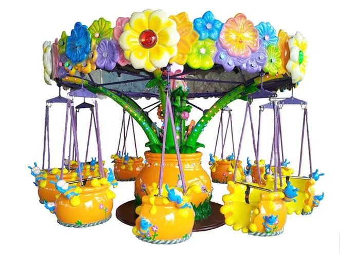 Small Indoor Playground Flying Chair Amusement Park Ride for Children