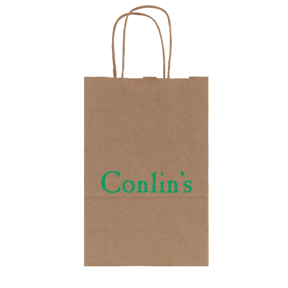 Custom Craft Paper Bag for Carry out Apparel with Handles