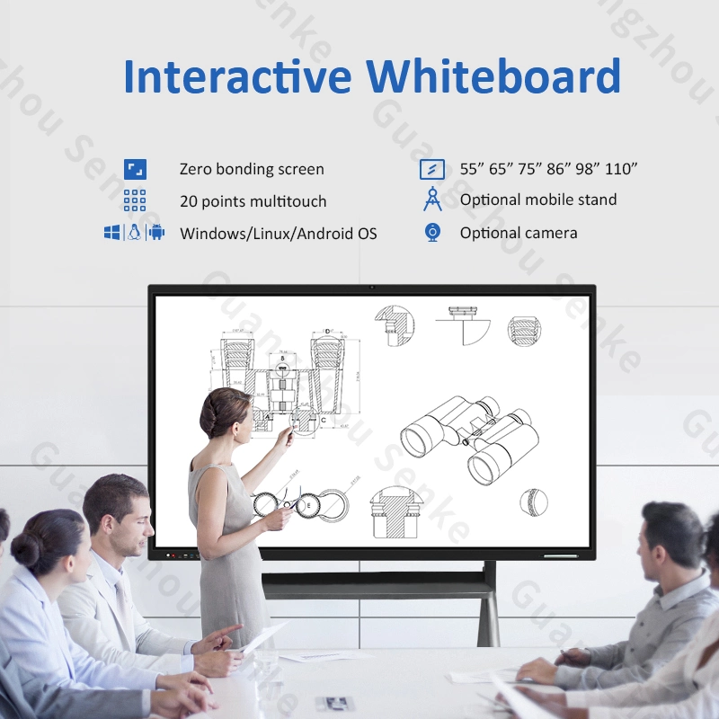 LCD Display Interactive Whiteboard 86 Inch Interactive Smart Board for School Interactive Flat Panel