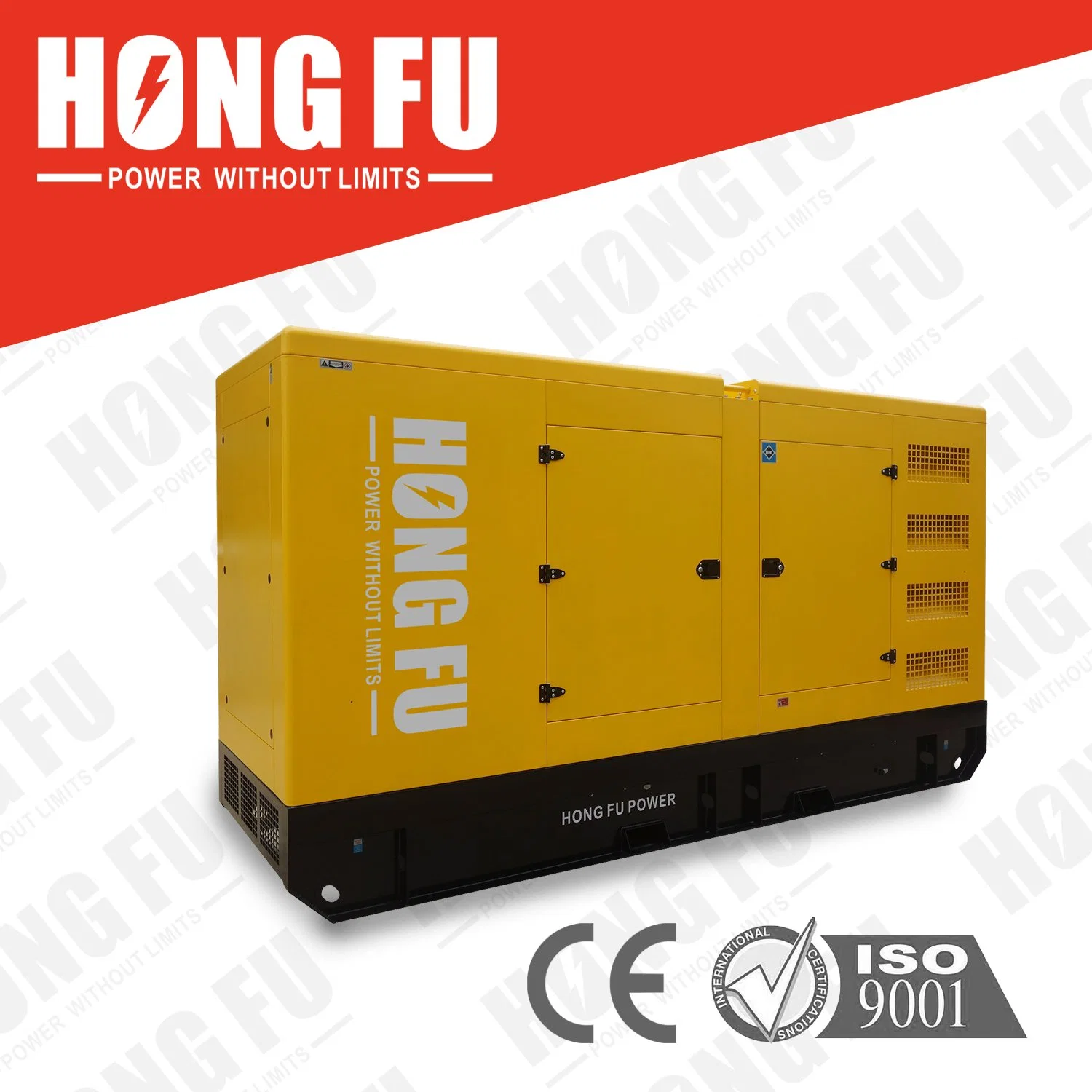 10kw 20kw 30kw 40kw 50kw Générateur Diesel Portable Ouvert Silencieux avec Moteur Cummins Ricardo Weifang Yangdong FAW Yto Yuchai Alternateur Stamford.