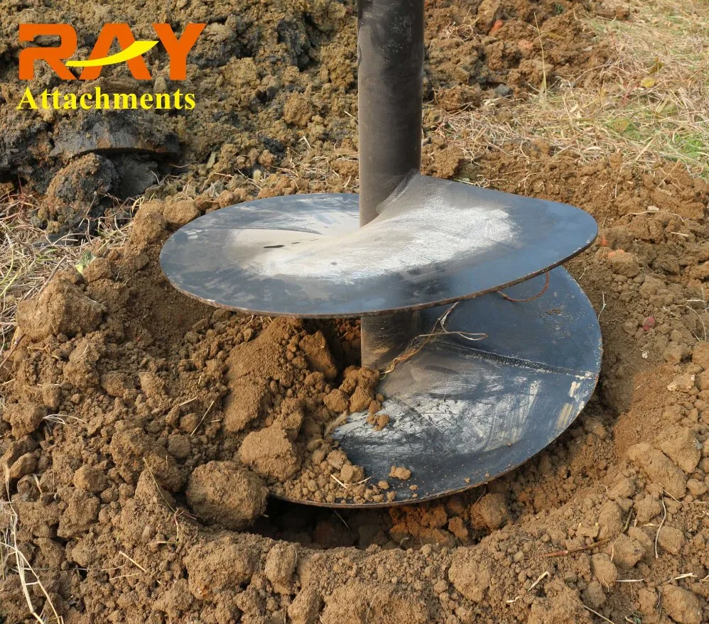Excavator Earth Auger Drill Earth in Digging Hole