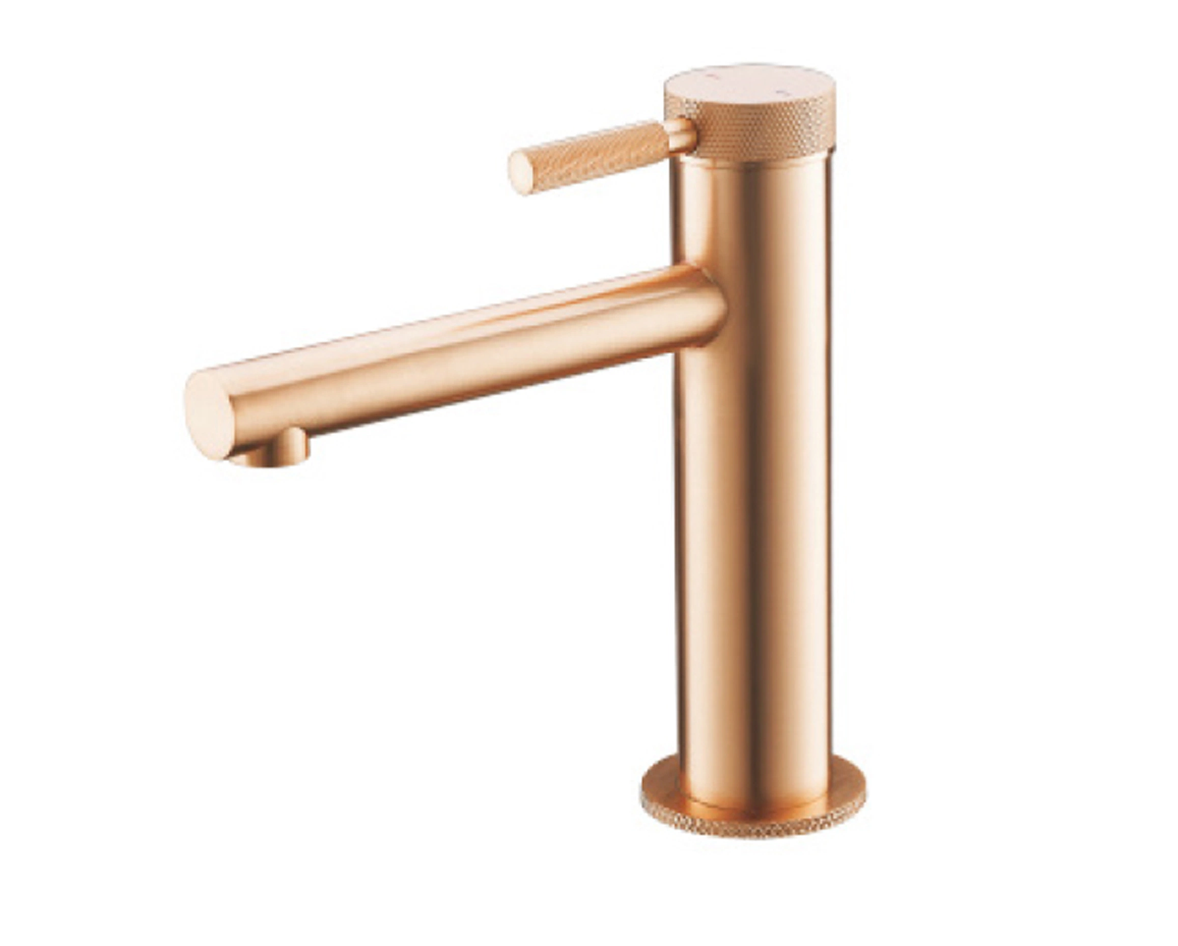 Le cuivre, trou unique navire de la Salle de Bain lavabo Faucet, bassin commercial robinet mélangeur, sans plomb en laiton solide de l'eau chaude et froide du robinet, toilettes Tall corps