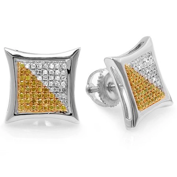 Moda 925 Sterling Silver Stud Earrings joyas con CZ