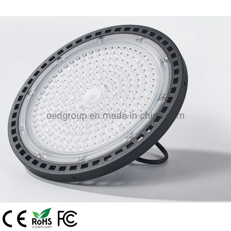 Anti-Glare High Bay Light with Aluminum Cover Shade 120lm/W 130lm/W IP66 200W LED Canopy Light