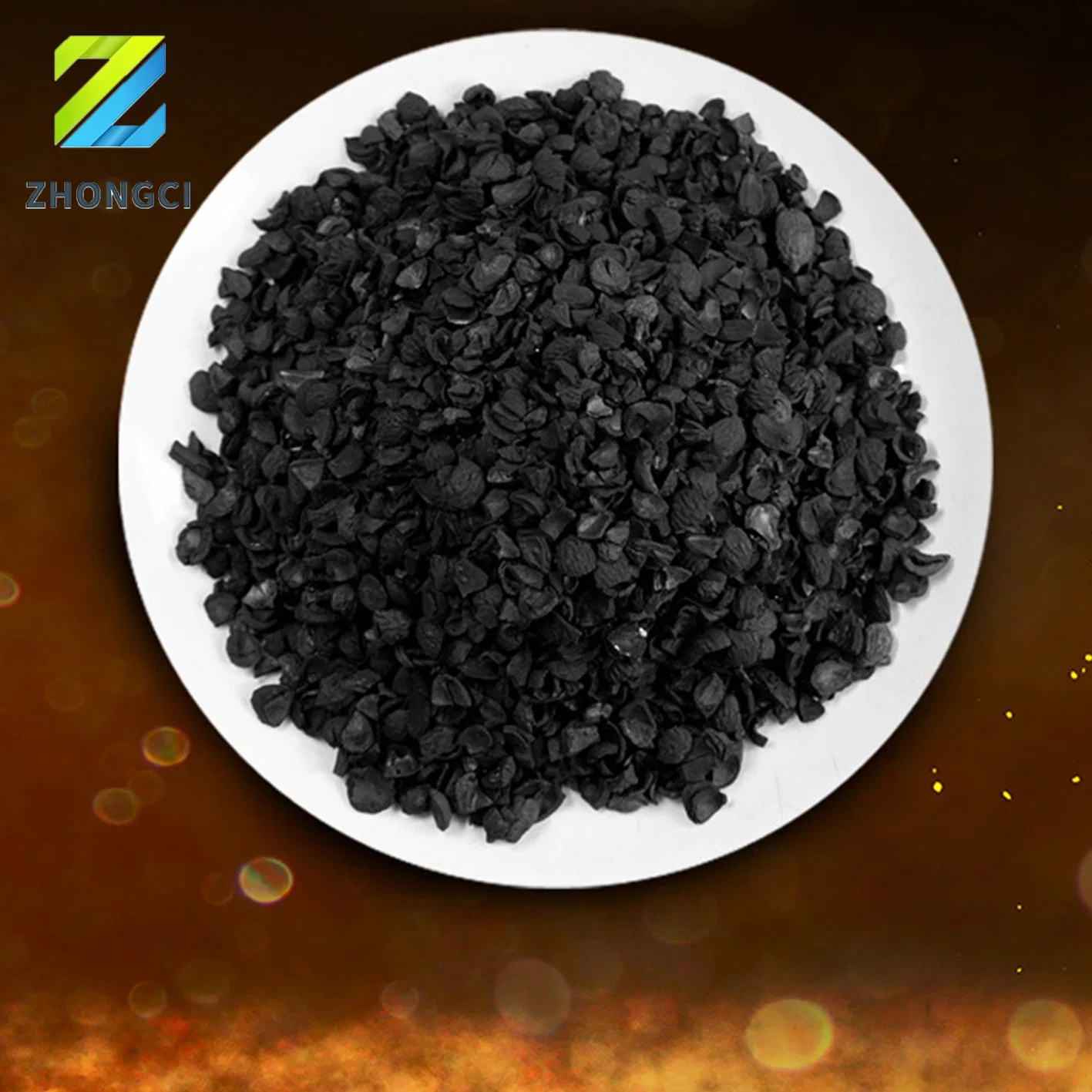 6X12 Mesh Coconut Shell Granular Activated Carbon Gold Absorption