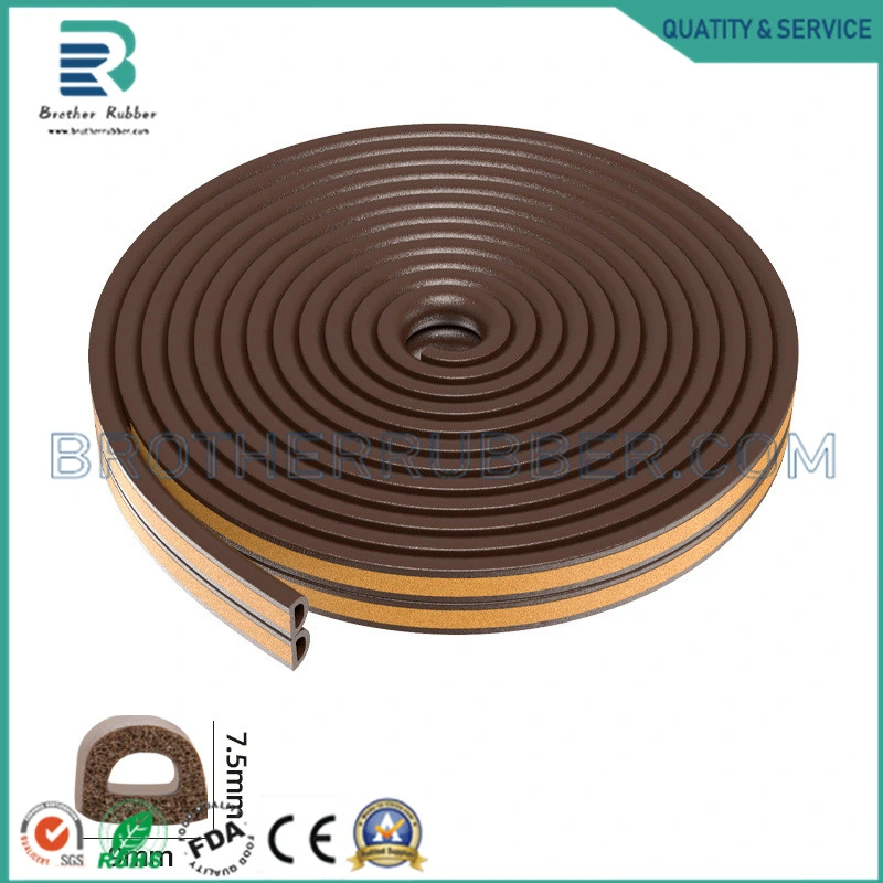 D Shape Self-Adhesive Cladding Type Sealing Strips