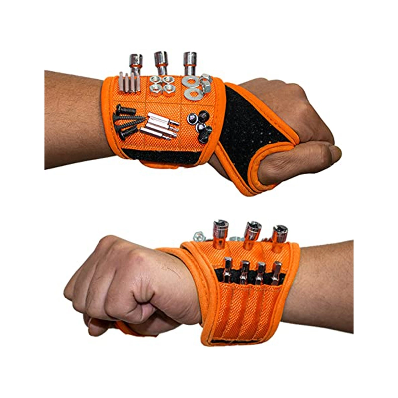 Herramienta de uñas linterna LED Pulsera magnética para los hombres