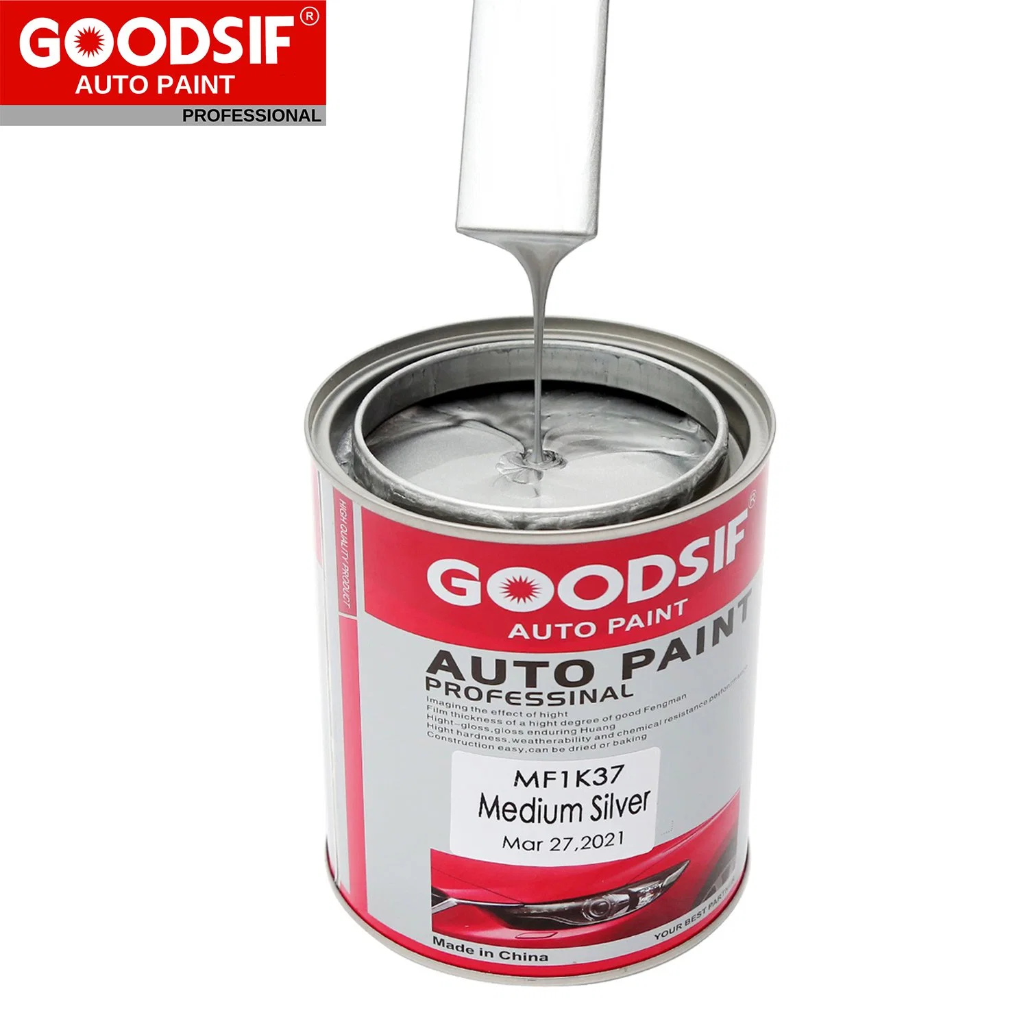 Endurecedor de tinta para automóvel primário de base de pintura para automóveis 2K Verniz transparente Coat