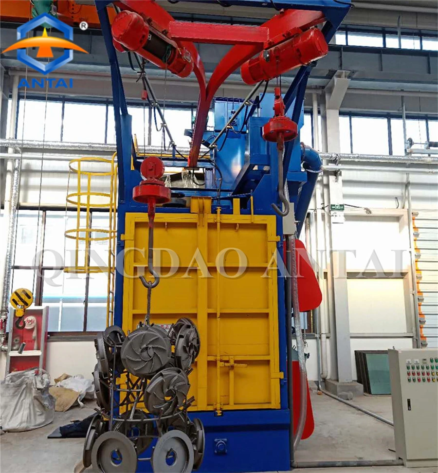 High Quality Castings Forgings Spinner Hanger Hook Type Shot Blasting Machine