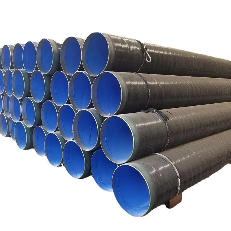 Fusion-Boneded Epoxy Lined and Coated 20FT Internal Sandblasting Sspc Sp-5 Epoxy Resin Steel Pipe