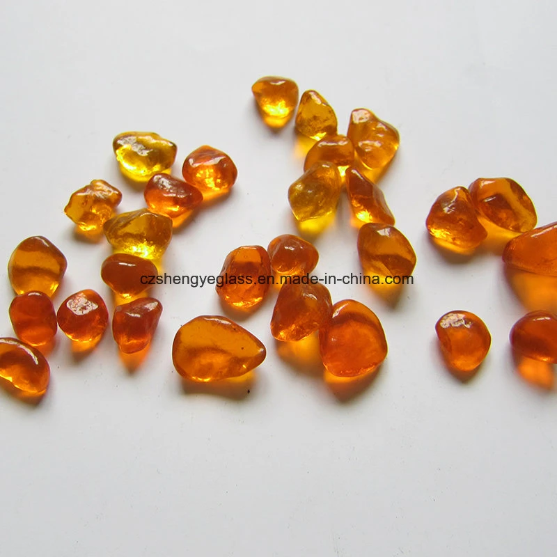 Ruby Red Color Luster Fire Glass Beads