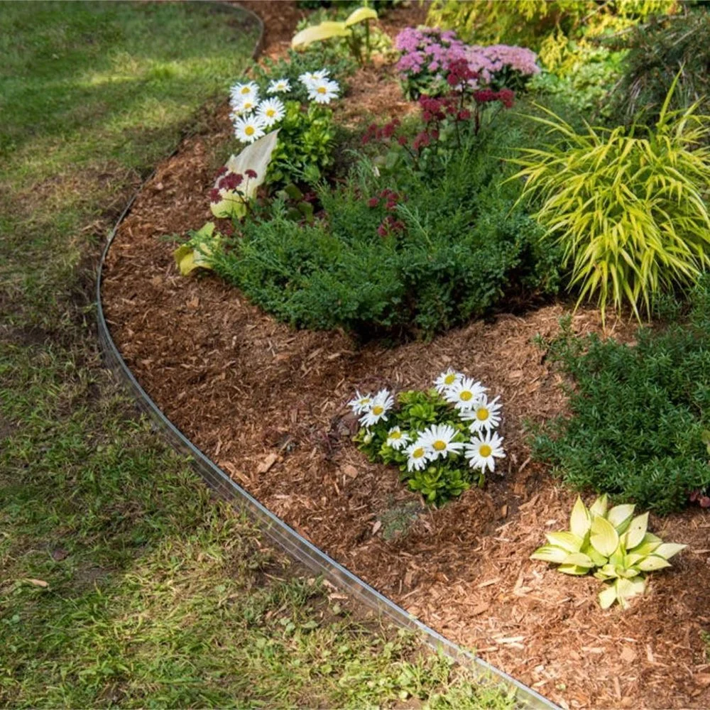 Borde de jardín de acero para borde de césped o cama de flores