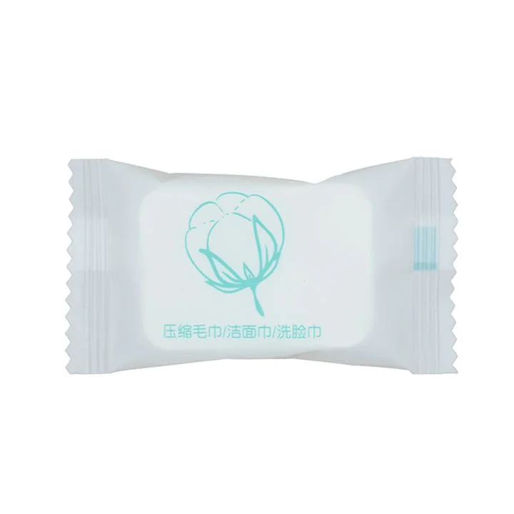 Custom Disposable Cotton Tissues Portable Travel Face Towel Cleaning Small Size Compressed Towel