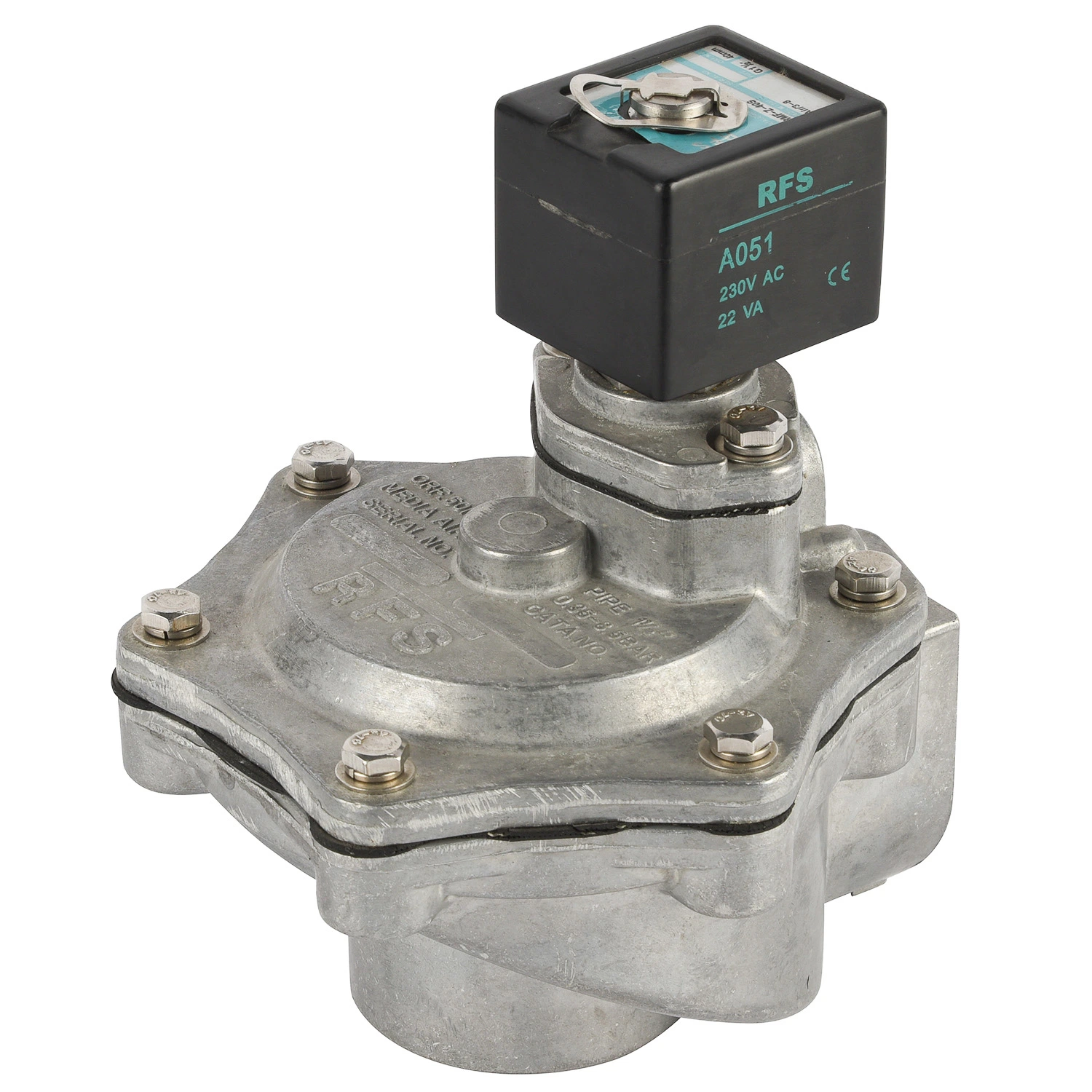 AC110V/AC220V/DC24V OEM Right Angle Pulse Solenoid Diaphragm Valve for Pulse Jet Dust Collector