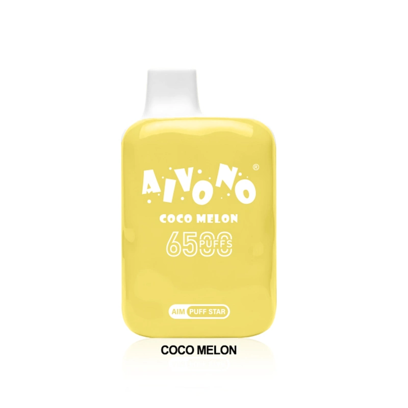 En stock Aivono AIM-Puff 6500 Puff Bar Disposable/Chargeable Vape or Stylo à cigarettes électronique jetable Hookah Vape ou Diposable Vape avec Qualité supérieure