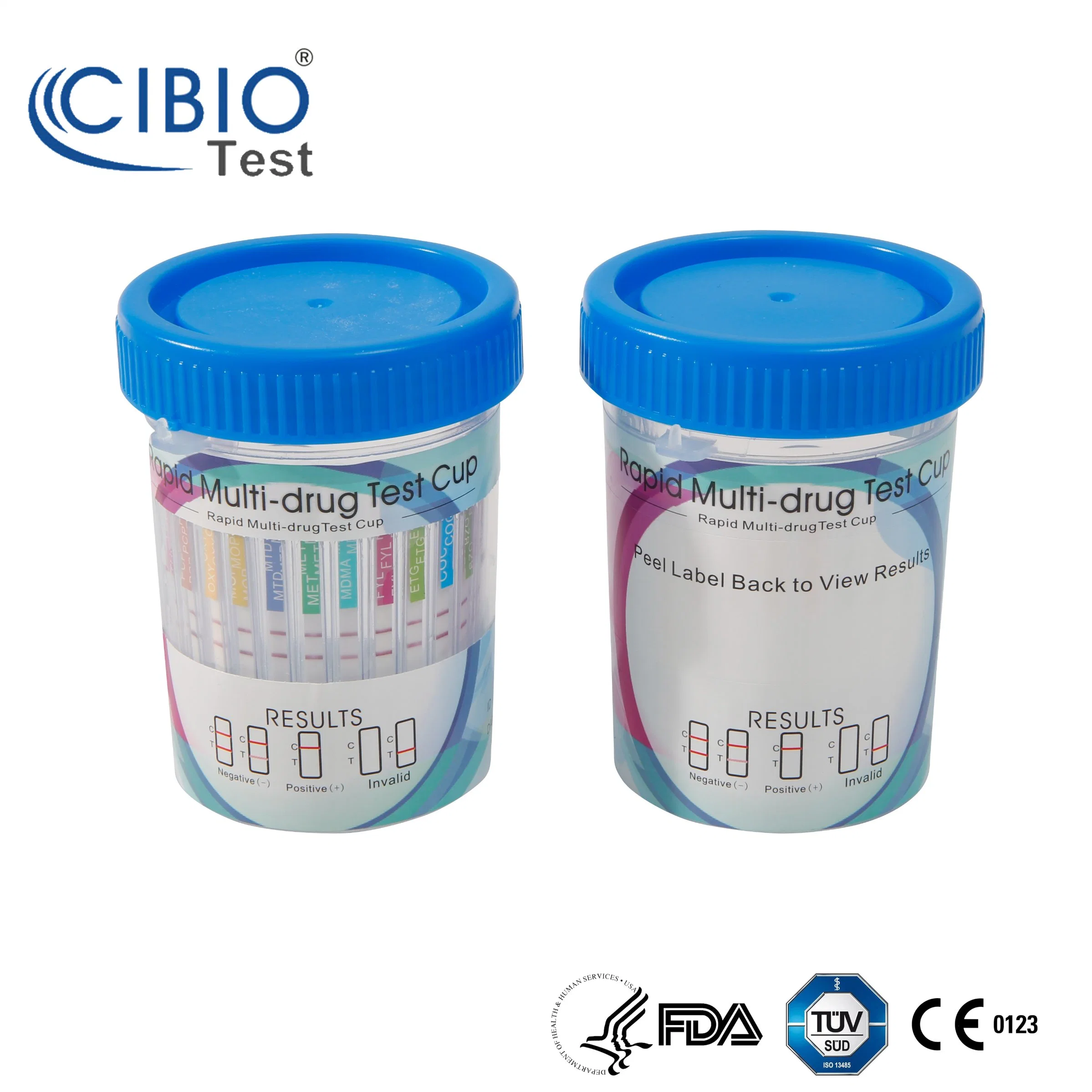 Un paso de la orina Kit Drugtest 16 en 1 taza Drugtest Multi