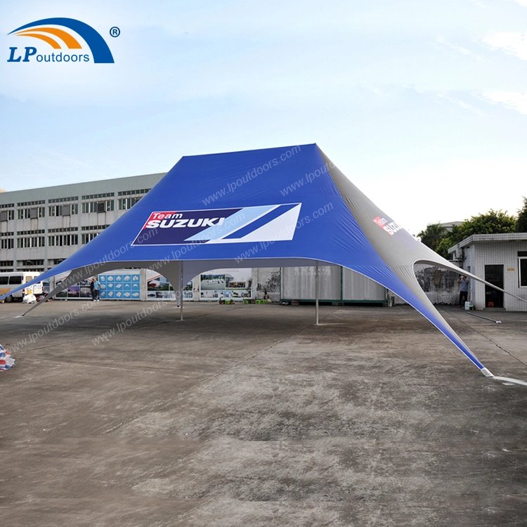 16X21m Large Aluminum Double Poles Star Shade Tent for Outdoor Events