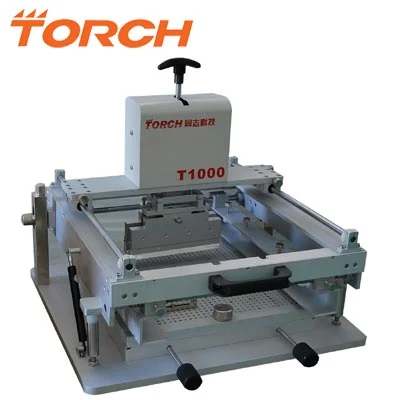 Cost Effective Manual Stencil Printer Compatible with Standard Frames T1000