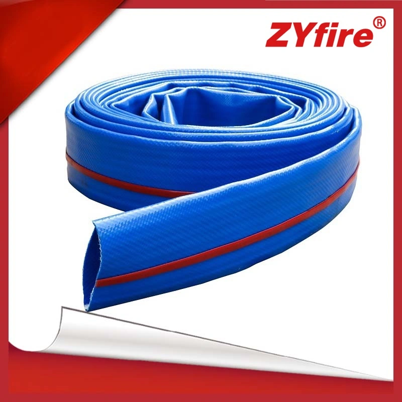 Zyfire tubo de extracción ascendente cubierto con bridas de polipropileno azul