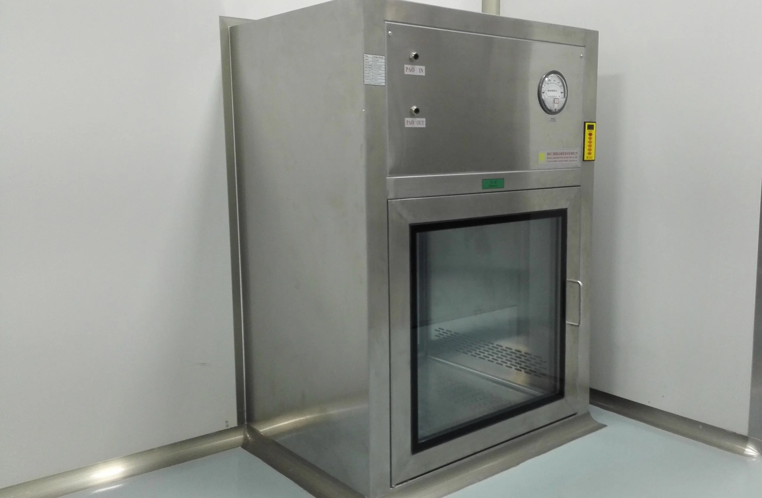 Cleanroom Integrated Supplier Air Lock Interloack Vhp Pass Box for Pharm Plant