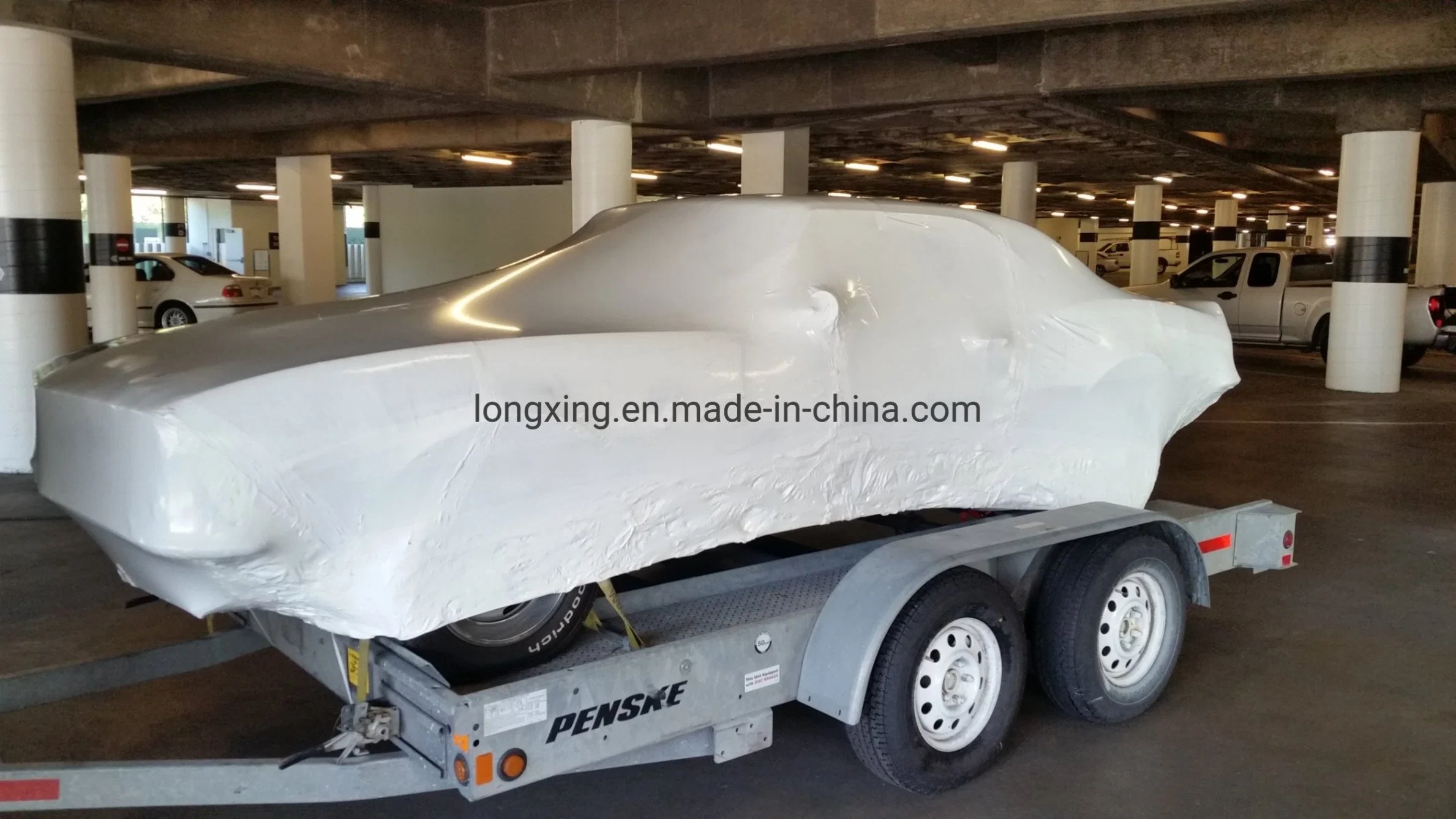 Best Price Scaffold Shrink Packaging Roof Structure Shrink Packaging Ship Train Packaging