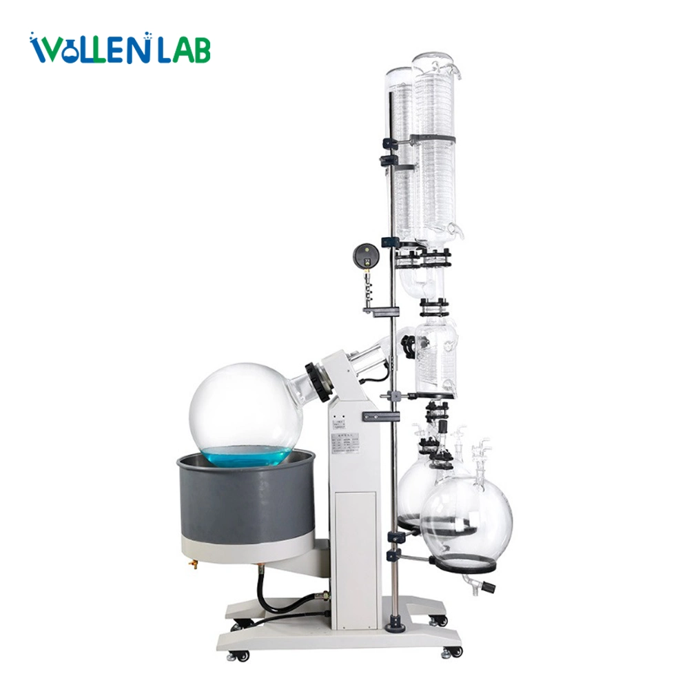 50L Digital Display Pilot Scale Electric Heating Crystallizer Rotary Evaporator