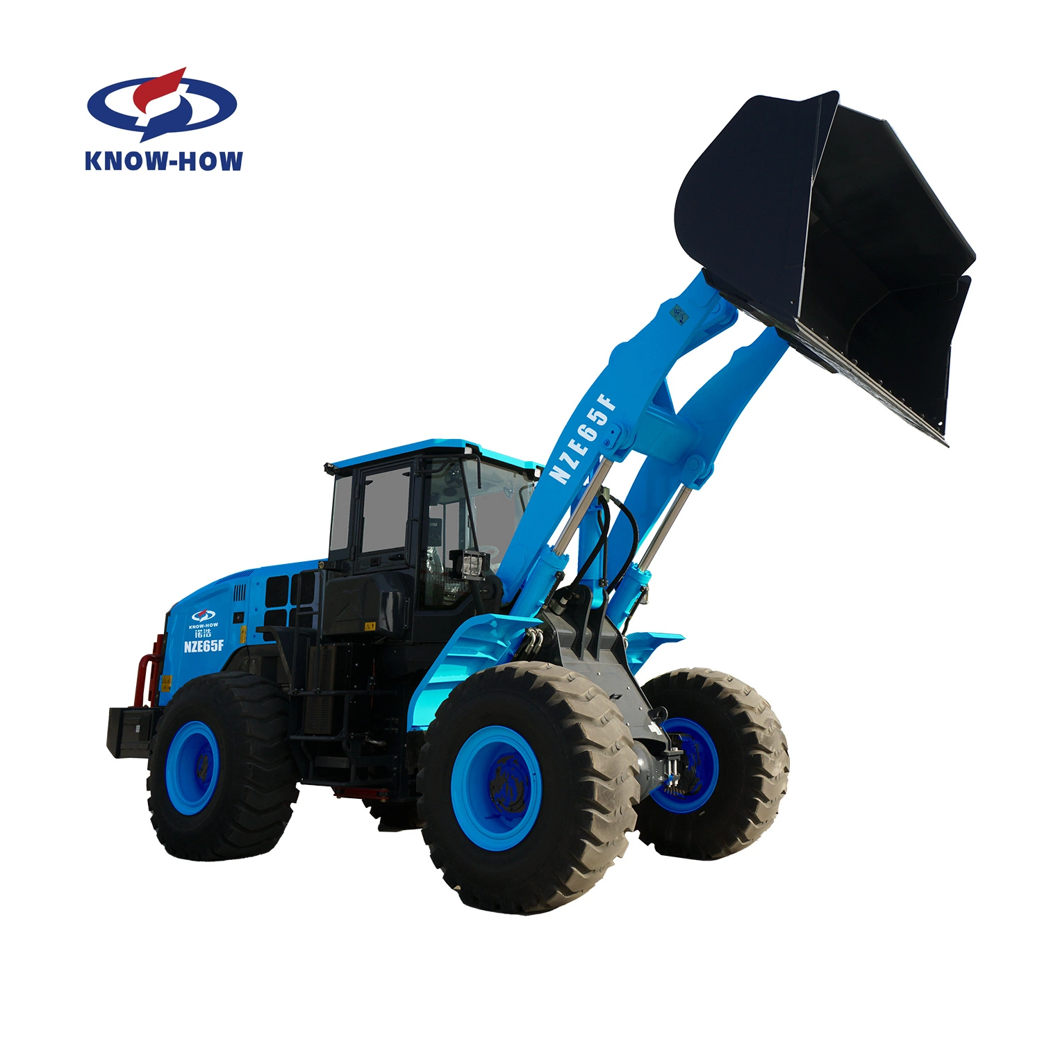 Hot New Hydraulic Know-How Mini Skid Steer Backhoe Factory Wheel Loader Nze65f