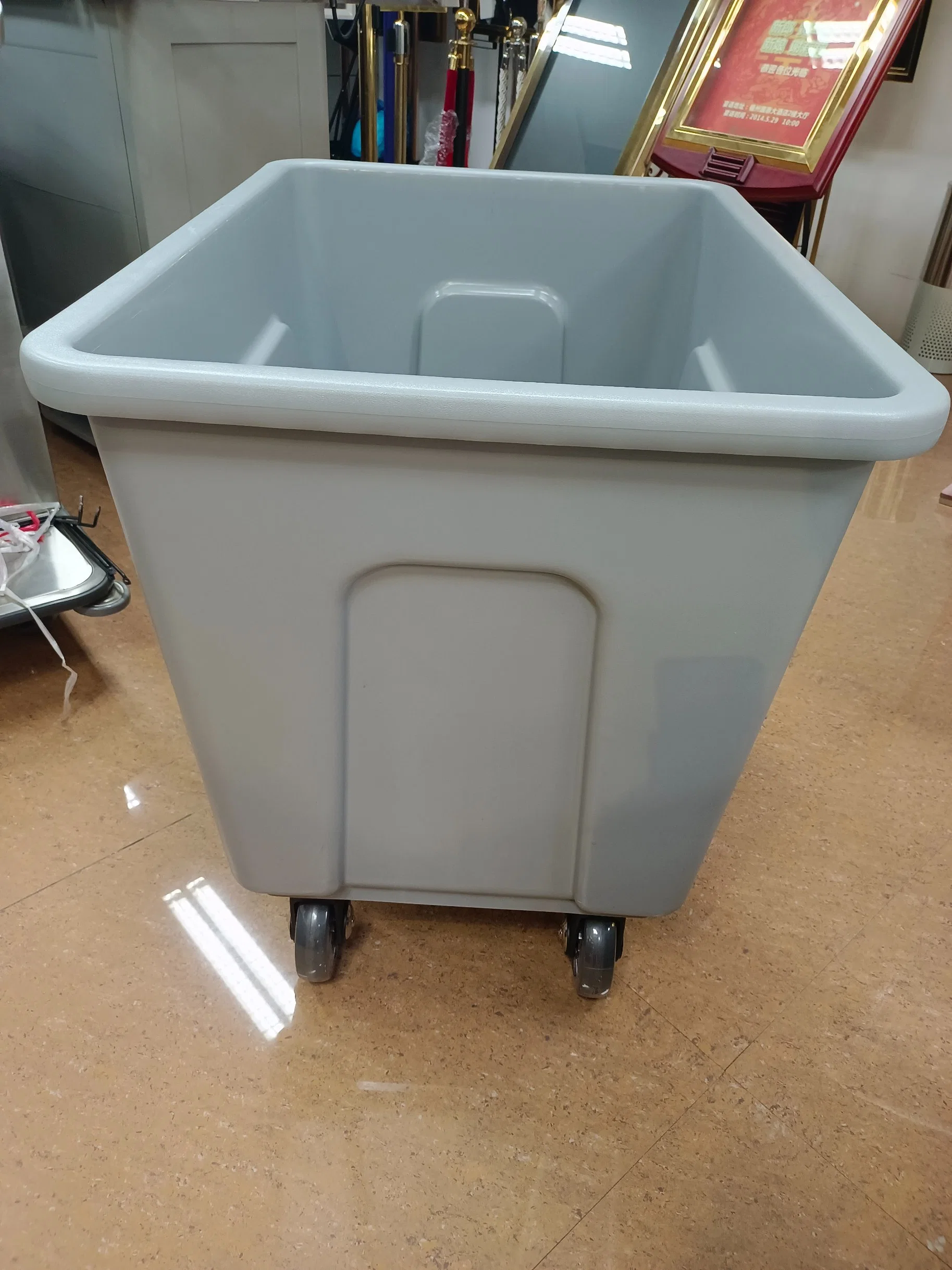 Plastic Heavy Laundry Trolley Housekeeping Cart Linen Cart