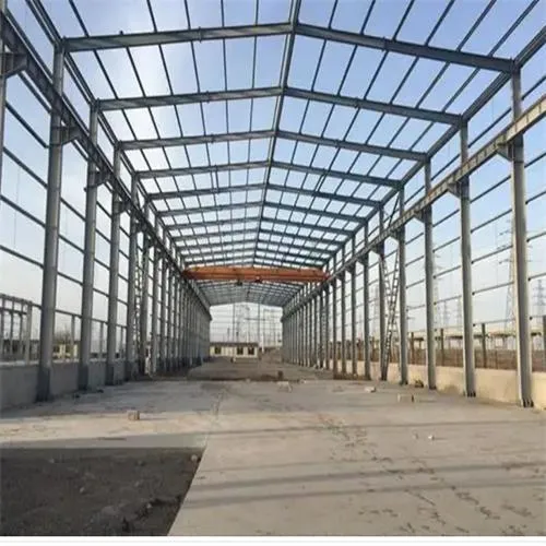 Structure préfabriquée en acier léger pour la construction personnalisée en métal préfabriqué Création d'un atelier de traitement de cadre de portail d'usine