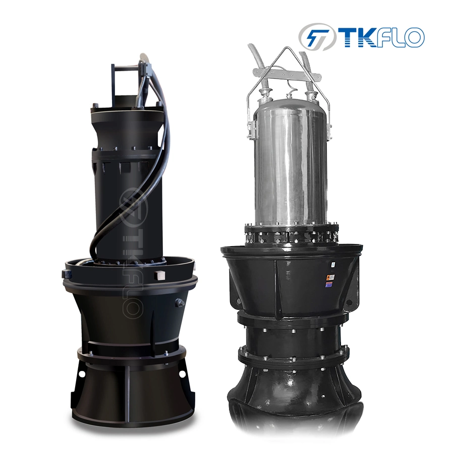 Non Clogging Submersible Motor Sewage Drainage Axial Mix Flow Slurry Centrifugal Water Pump