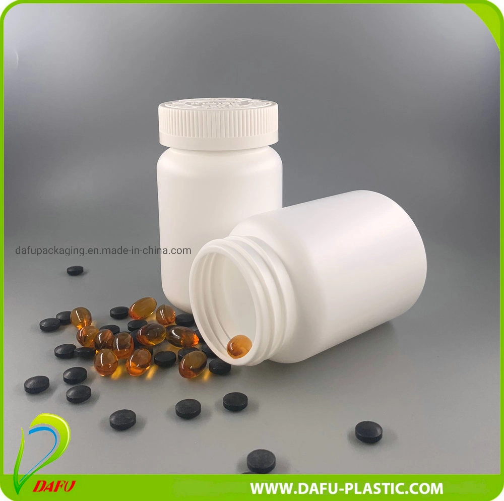 Customized Plastic Container Products HDPE 200ml Pill Capsule Bottle
