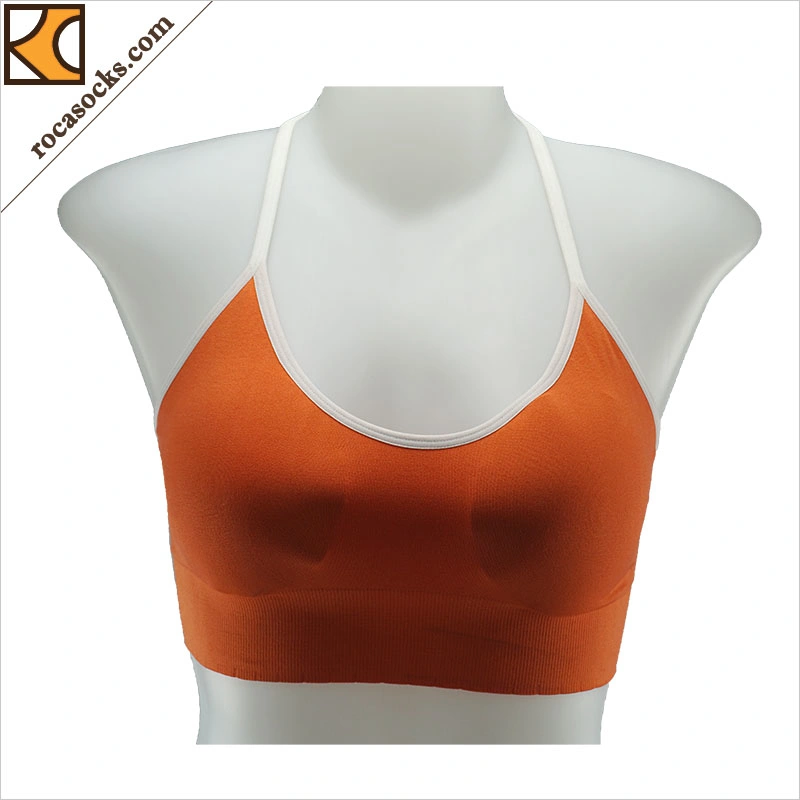 171007uw-Fashion Ladies Colorful Straps Yoga Sports Bra Sports Wear