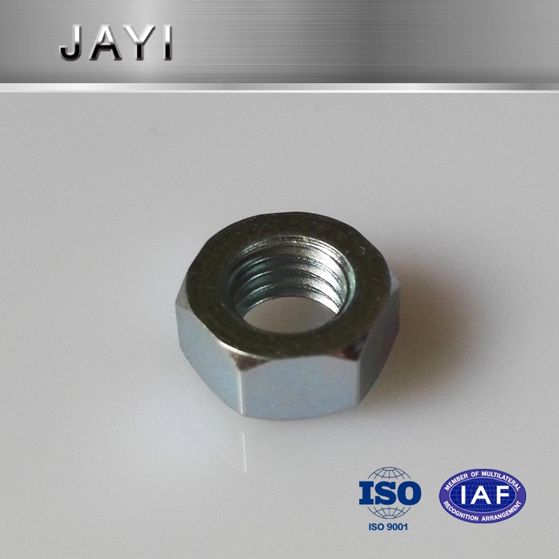 (JY122) DIN934, Zinc Coated Hexagon Nut, Auto Lathe Made Hex Nut, Rivet Nut