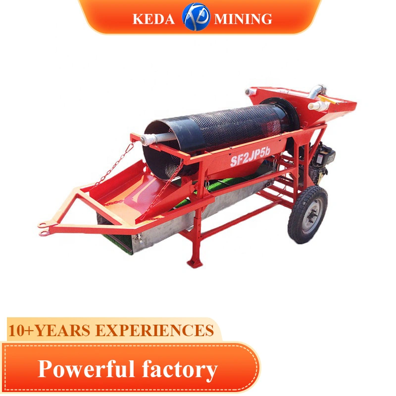 Keda Gold Concentrate Panning Machine Mine Washing Plant Trommel Scrubber Machine