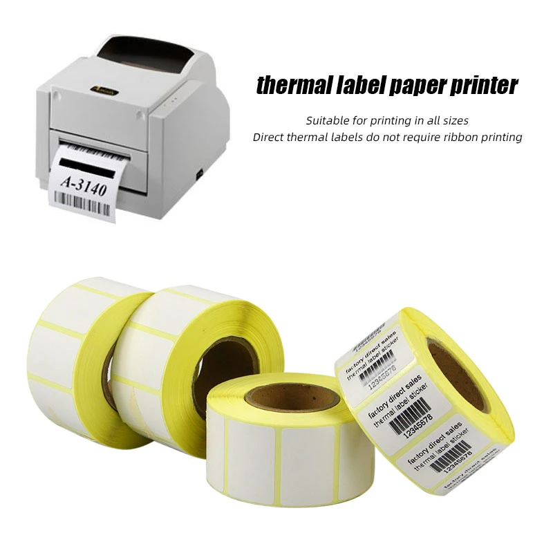 High quality/High cost performance Direct Heat Transfer Printing Barcode Scratch off Label Printing Machine Roll Sticker Label Sticker