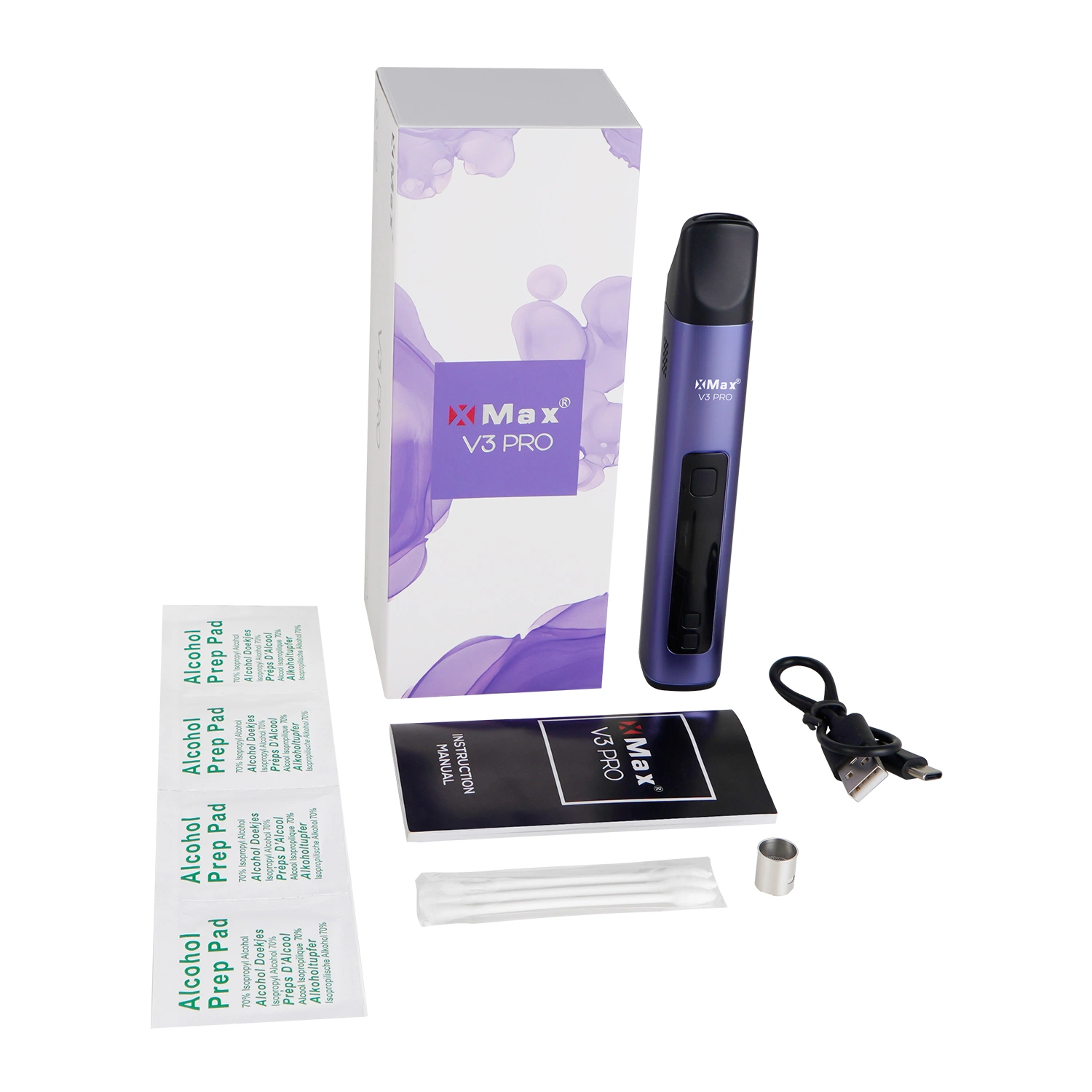 Topgreen New Herb Tasty Convection Technology Vape Pen Smoke Manufacture Kits de iniciação de cigarros eletrónicos XMAX V3 PRO os mais recentes produtos no mercado