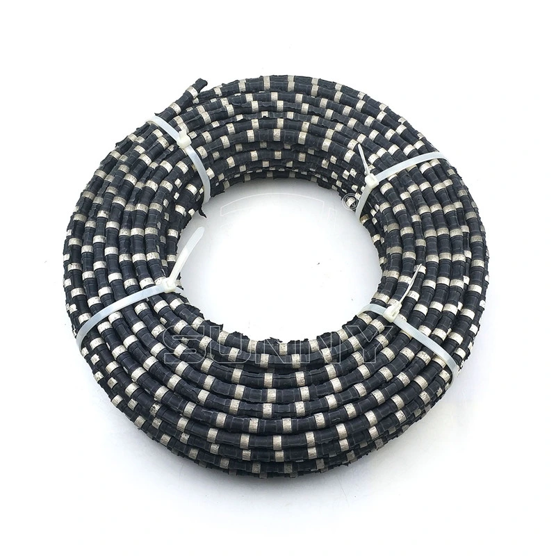 11.5mm Ruber Coating Diamond Wire Saw Concrete Cutting Sawing