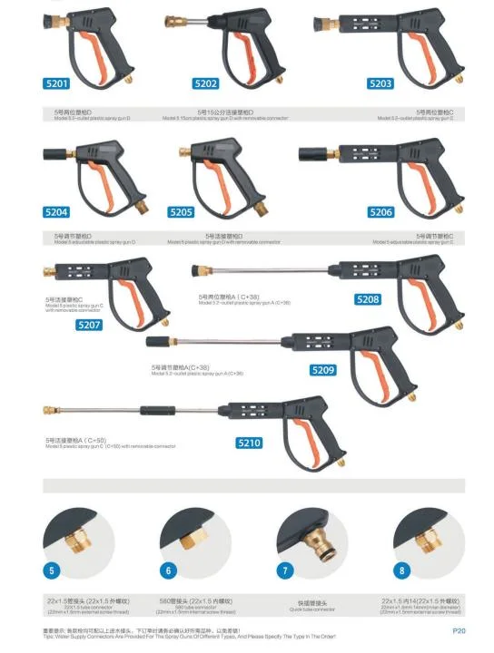 200bar High Pressure Washer Trigger Spray Gun Nozzle Washer Accessory
