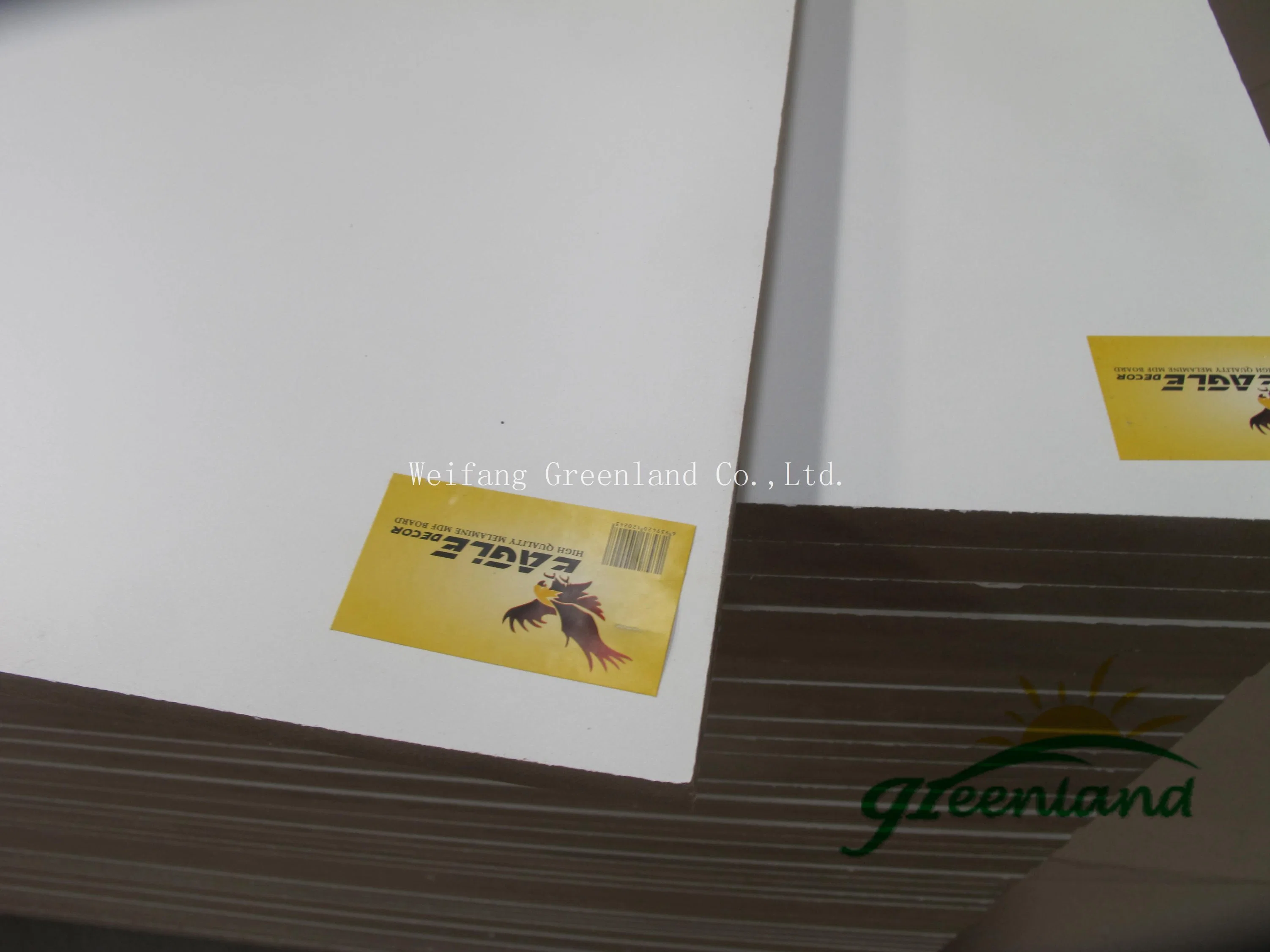 Melamine MDF/Laminated MDF Fiber Board with Embossed Film