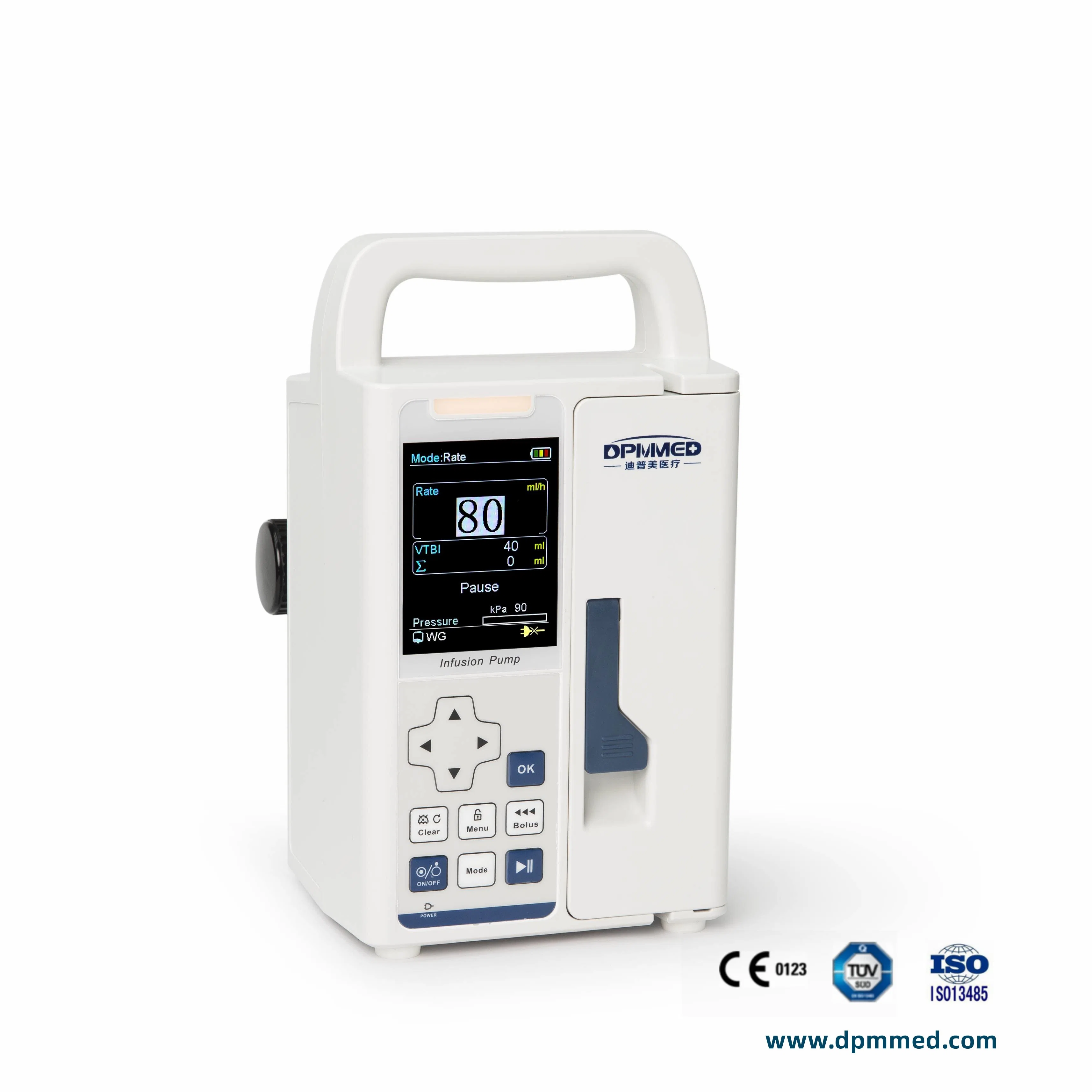 Hospitals, Clinics, and Nursing Homes Lightweight Large Volume Infusion Pump