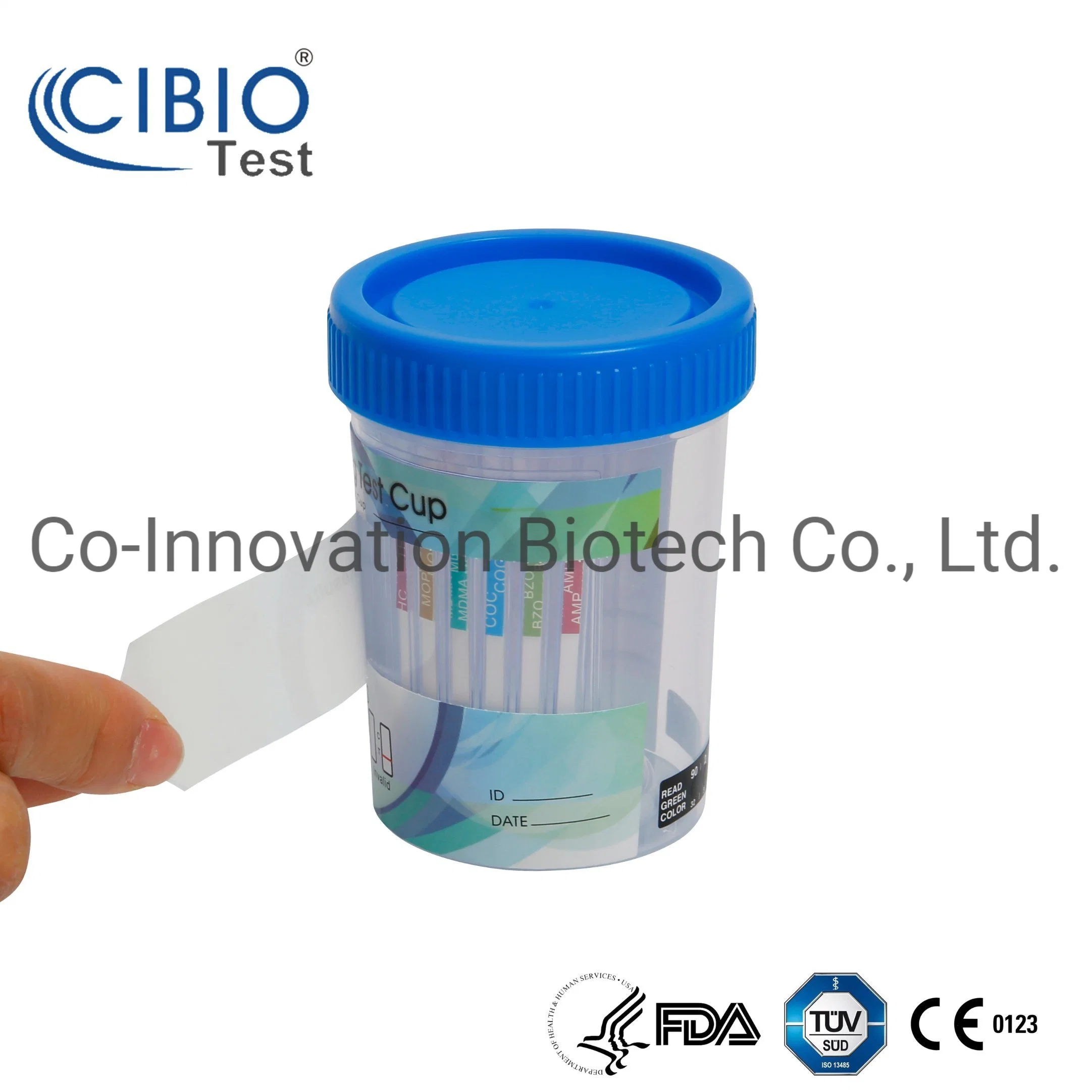 Instant Multi Panel Drug Test Cup FDA 510K CLIA verzichtet