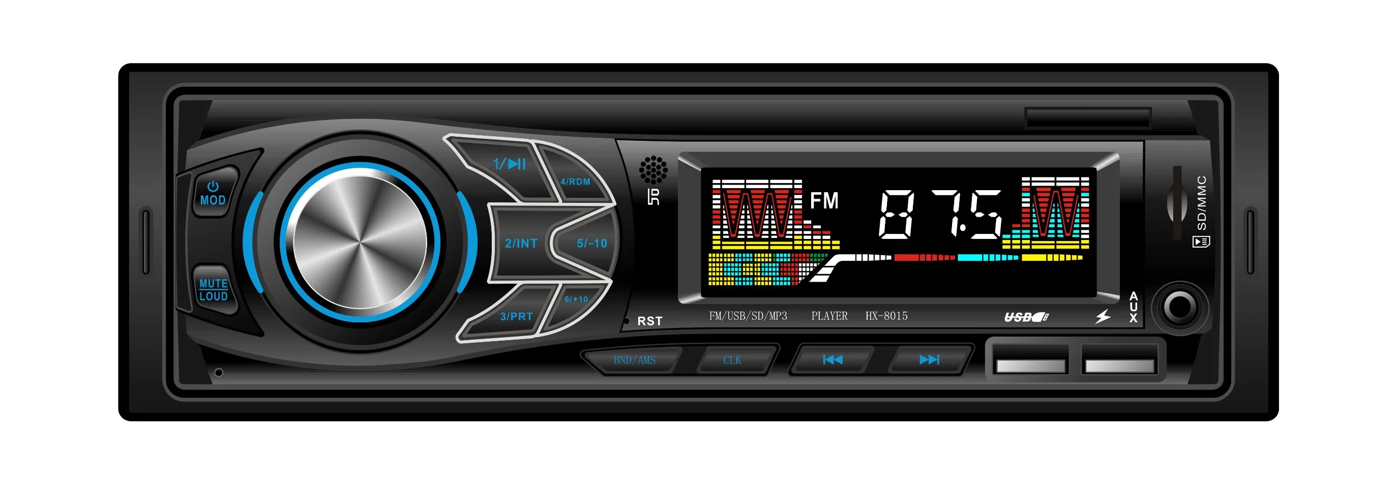 L3015 1 DIN électrique Voiture Lecteur audio MP3 radio du système
