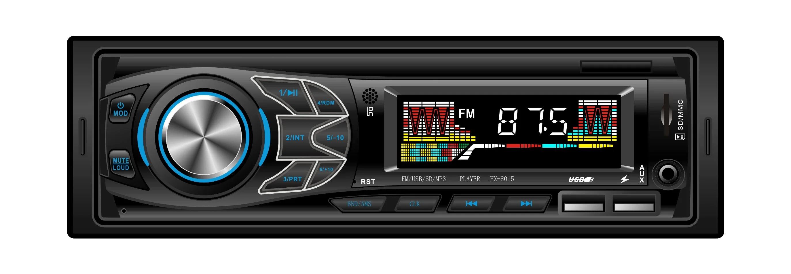 L3015 1 DIN eléctrico coche reproductor de audio MP3 Radio del sistema