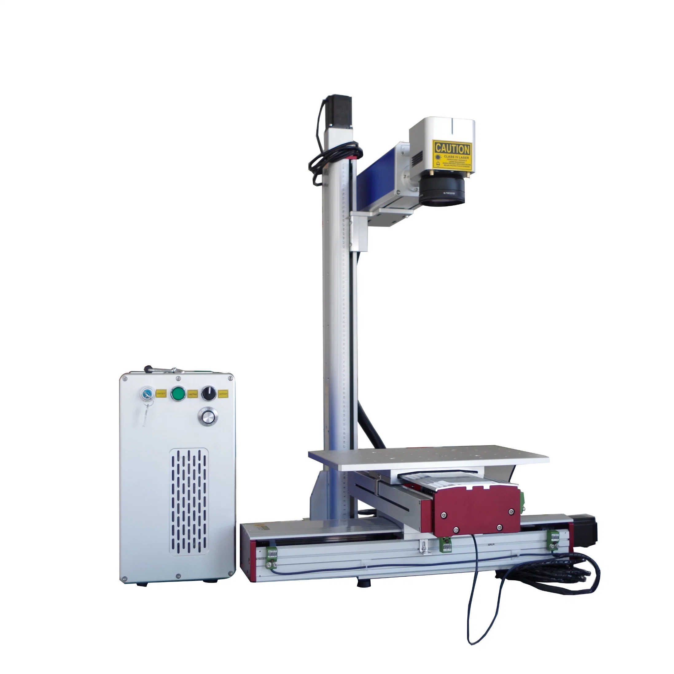 20W Fiber Laser Marking Machine Laser Marking Machine with Auto Xy Platform Moving Table