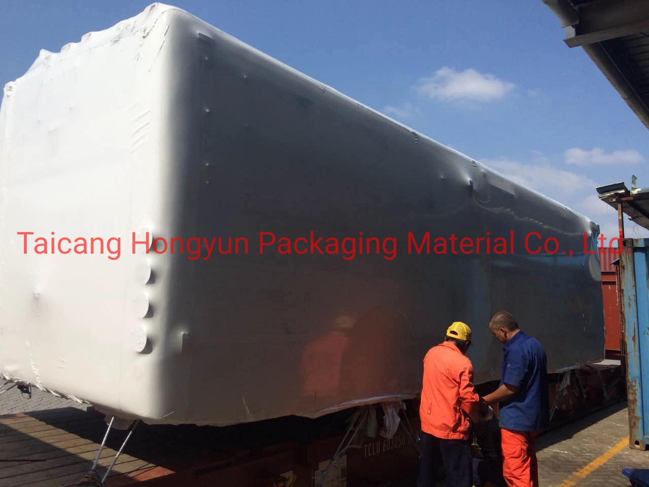 8mil, 9mil, 10mil, 12mil Boat, Marine, Car, Scaffold Packing White Color Shrink Wrap, Roof Wrap