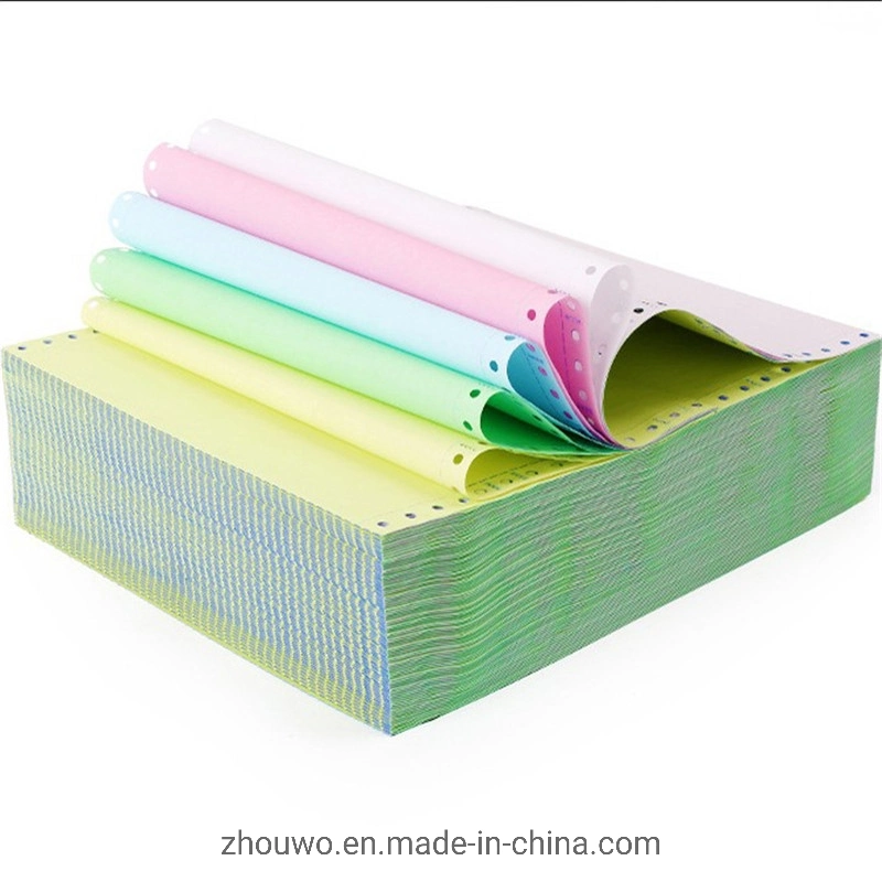 Carbonless Copy Paper NCR Dental Two-Side Carbon Paper Continuous Printing Paper