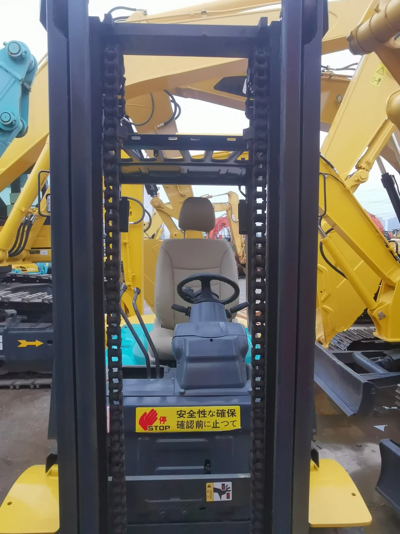 Used Excellent Original Japan Komatsu 3ton Forklift (30) for Sale