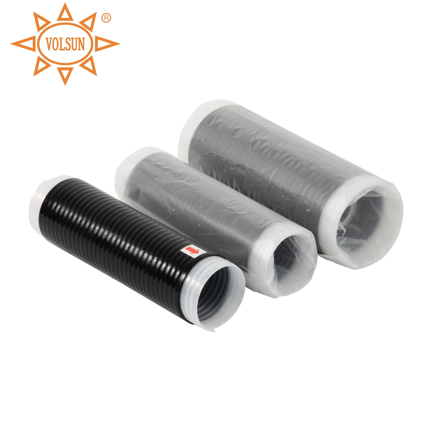 Series of Open-Ended Tubular Rubber Sleeves Silicone Cold Shrink Tube